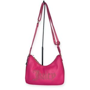 Juicy Couture Hot Pink Saddle Crossbody
